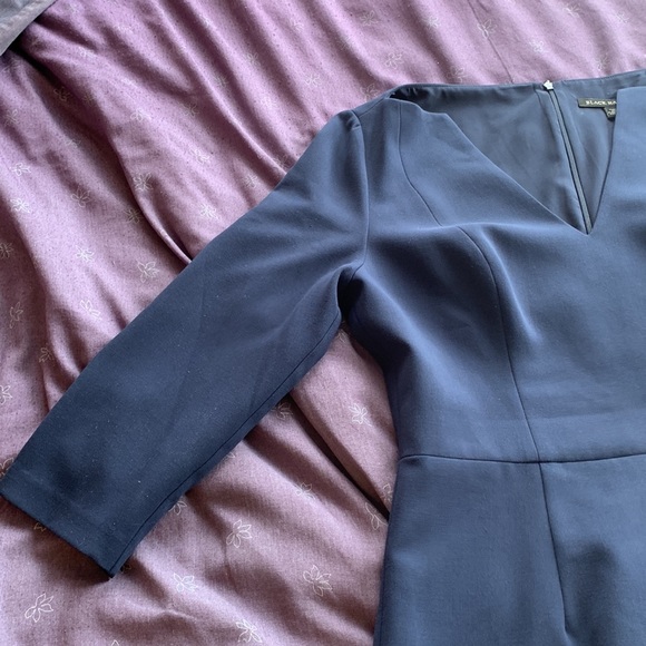 Anthropology navy dress size 12 - Picture 4 of 9